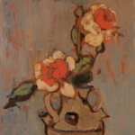 'Two Roses' 13.75x 9.5 1966