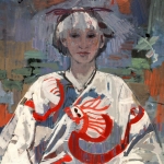 The Kimono (with Dragon) 34 x 25 1973