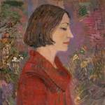‘Jutta in Profile' 22x20 1983