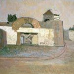 Roman Walls 30x40 Rome, 1950