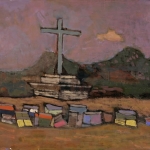 Beehives by the Cross 13.25x21 1955
