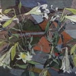 Easter Lilies 28 1/2 x 34 1/2 1956 UMW