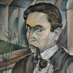 Self Portrait 18 1/2 x 14 1923 JMF