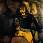 Jula in Blue 45x35 Berlin, c.1932 Bvk