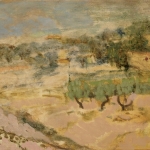 Vue de la Ferrage, Grasse 10.5x16 1938