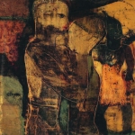 Figure Composition 18 x 24 1933/34 oil on paper