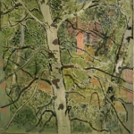 Birches 28x23 1/8 1944