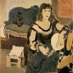 Portrait of Marion Greenwood 50x40 1945