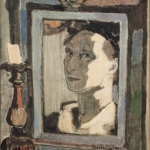 Self Portrait 24 3/8 x 20 1/4 1946 NAD, NY