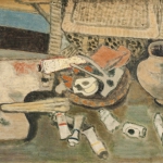 Still Life with Palette 21 1/4 x 35 1/4 1943 NAD, NY