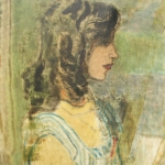 Profile, 1943 23 x 19 1943