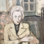 [Portrait of Seated Woman] 25 x 18 1941