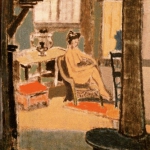 Model in Bellow's Studio, Woodstock 24 x 20 1944