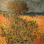 Vineyard at Mougins 28 1/2 x 24 1/2 1964
