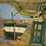 Beach through the Window 30x40 1970-85