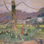 In the Daffodils 30x45 1980