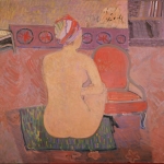 Nude in Studio Interior 37x47 1982